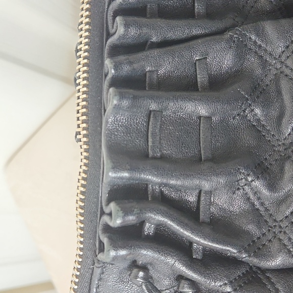 Marc Jacobs quilted leather small Cecilia bag purse black gold chain hardware - Picture 11 of 16